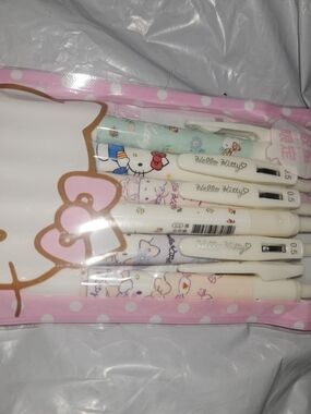 Hello Kitty Gel Pen Set - Pastel Character Design